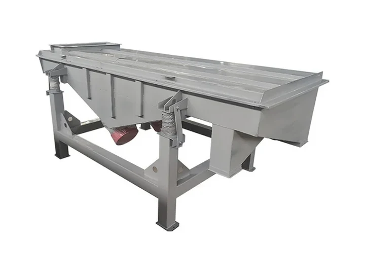 Linear Vibrating Screen on a white background