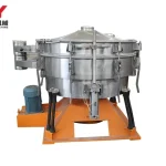 Tumbler screen with a circular screening body and orange base