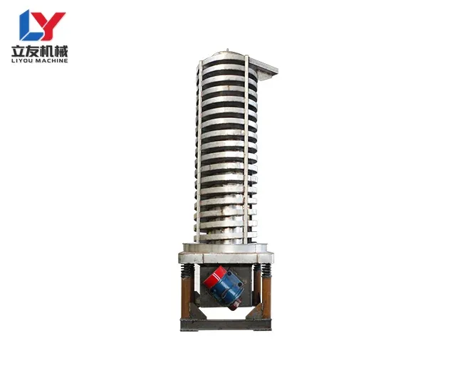 Spiral vibratory elevator — equipment view 1